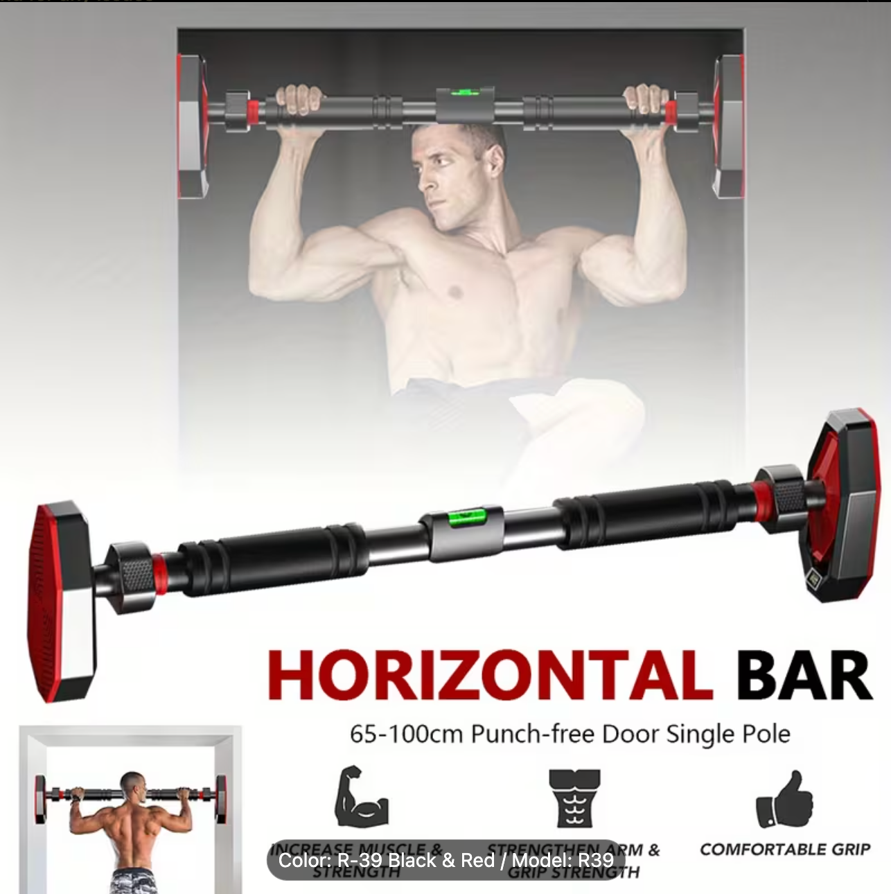 Adjustable Doorway Pull Up Bar